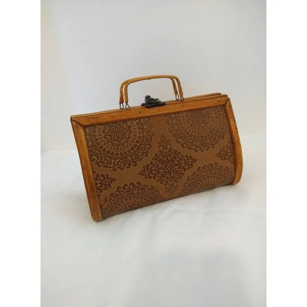 Vintage wooden purse - Picture 1 of 6